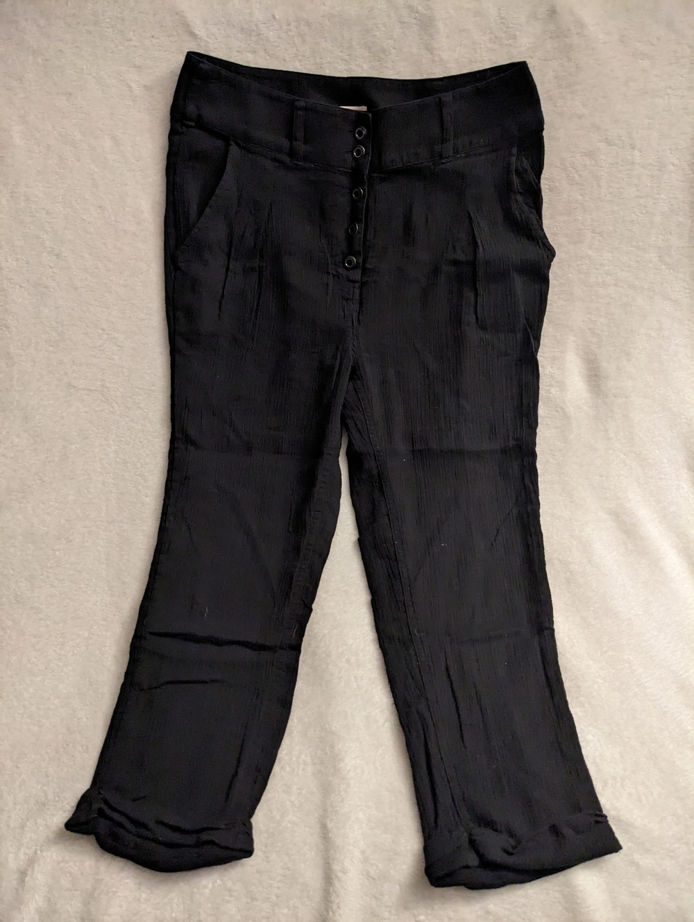 Victoria's Secret Black Cropped Pants